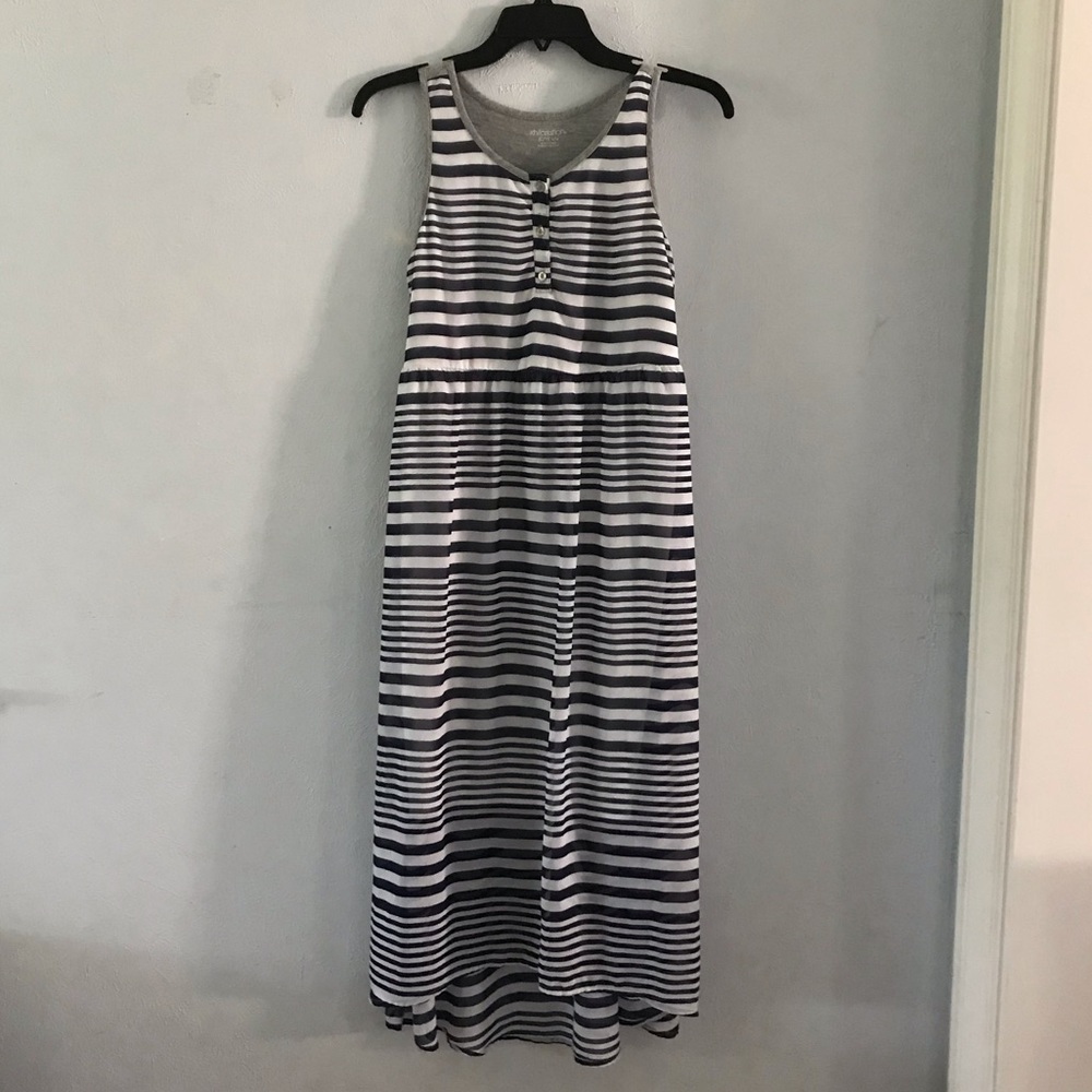Striped maxi dress